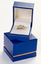 Blue Reveal Ring Box