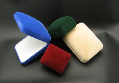 Royal Ink, Dark Green, Dior Red and Dawn Rose Velvet Boxes